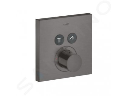 Axor ShowerSelect Termostat pod omietku na 2 spotrebiče, kefovaný čierny chróm 36715340-AX