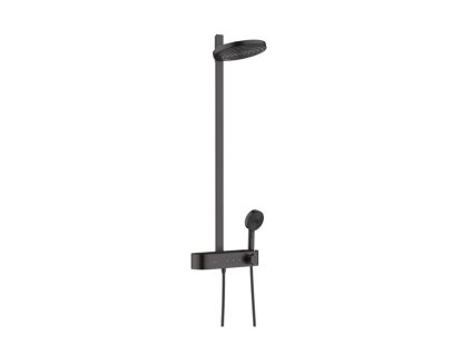 Hansgrohe Pulsify S Sprchový set s termostatom, priemer 26 cm, 3 prúdy, EcoSmart, matná čierna 24241670-HG
