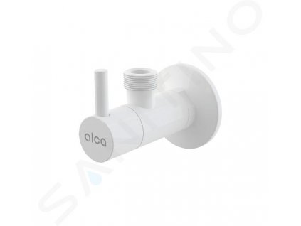 Alcadrain Ventily Rohový ventil s filtrom, lesklá biela ARV003B
