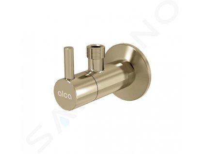 Alcadrain Ventily Rohový ventil s filtrom, lesklá zlatá ARV001-G-P