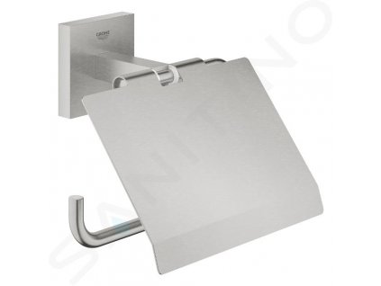 Grohe QuickFix Start Cube Držiak toaletného papiera s krytom, supersteel 41102DC0-GR