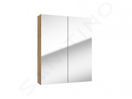 kielle Vega Zrkadlová skrinka, 60x73x15 cm, zlatý dub 50118601