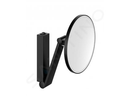 Keuco Kozmetické zrkadlá Kozmetické nástenné zrkadlo s LED osvetlením, matná čierna 17612379004