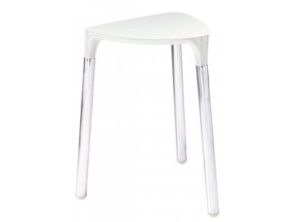 Gedy YANNIS kúpeľňová stolička, 37x43,5x32,3cm, biela 217202