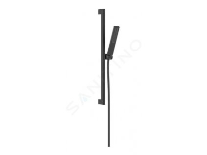 Hansgrohe Pulsify E Set sprchovej hlavice, tyče a hadice, EcoSmart+, matná čierna 24371670-HG
