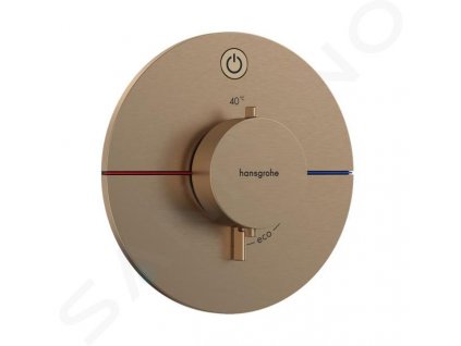 Hansgrohe ShowerSelect Comfort Termostatická batéria pod omietku, kefovaný bronz 15553140-HG