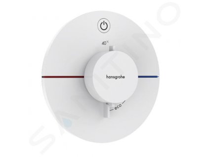 Hansgrohe ShowerSelect Comfort Termostatická batéria pod omietku, matná biela 15553700-HG