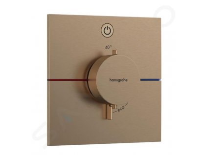 Hansgrohe ShowerSelect Comfort Termostatická batéria pod omietku, kefovaný bronz 15571140-HG