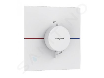 Hansgrohe ShowerSelect Comfort Termostatická batéria pod omietku, matná biela 15574700-HG
