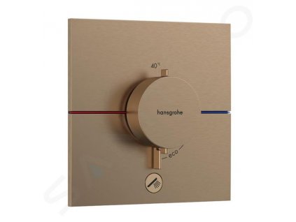 Hansgrohe ShowerSelect Comfort Termostatická batéria pod omietku, kefovaný bronz 15575140-HG