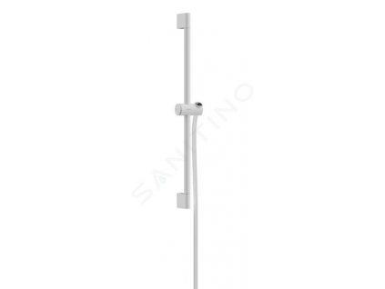 Hansgrohe Unica Sprchová tyč 67 cm, so sprchovou hadicou, matná biela 24400700-HG