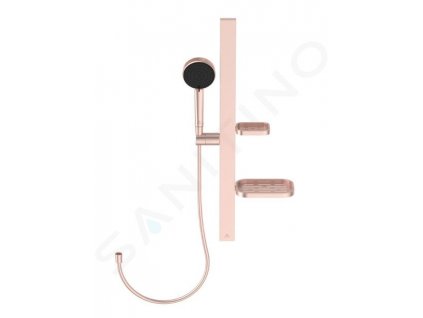 Ideal Standard ALU+ Set sprchovej hlavice, tyče a hadice, 2 prúdy, rosé BD586RO