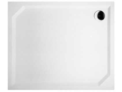 Gelco G5 SARA sprchová vanička z liateho mramoru, obdĺžnik 90x75cm, hladká HS9075