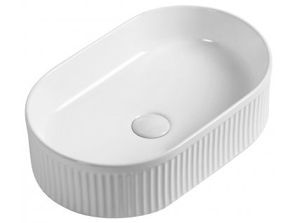 Sapho PICOBELLO keramické umývadlo na dosku 49x31 cm, biela AR486