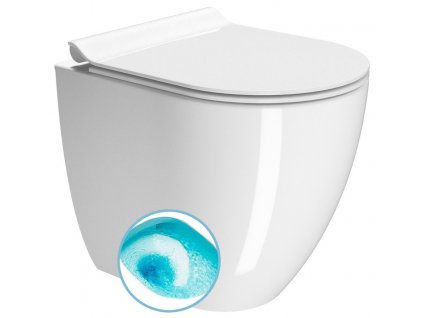 GSI PURA WC misa stojaca, Swirlflush, 36x50cm, spodný/zadný odpad, biela ExtraGlaze 880411