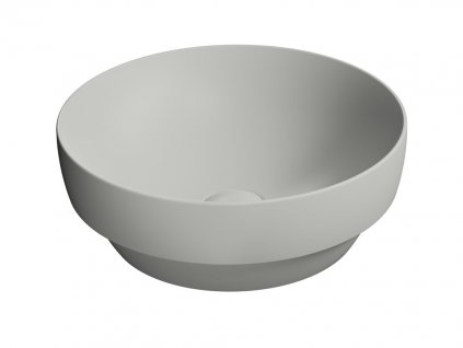 GSI PURA COLOR PURA keramické umývadlo na dosku, piemer 40cm, cenere mat 884617