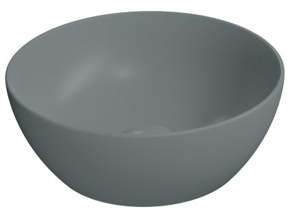 GSI PURA COLOR PURA keramické umývadlo na dosku, piemer 32cm, agave mat 885404