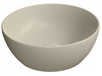 GSI PURA COLOR PURA keramické umývadlo na dosku, piemer 32cm, creta mat 885408