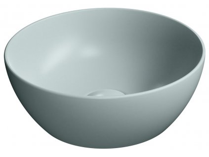 GSI PURA COLOR PURA keramické umývadlo na dosku, piemer 32cm, ghiaccio mat 885415