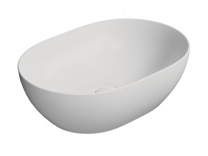 GSI PURA keramické umývadlo na dosku, 50x35cm, biela mat 886009