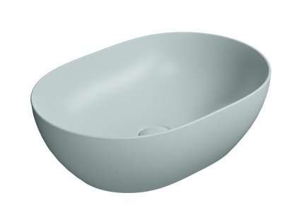 GSI PURA COLOR PURA keramické umývadlo na dosku, 50x35cm, ghiaccio mat 886015