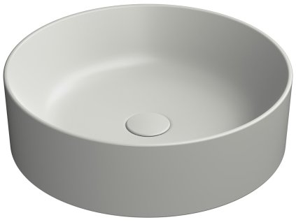 GSI KUBE X COLOR KUBE X keramické umývadlo na dosku, priemer 45cm, cenere mat 942717