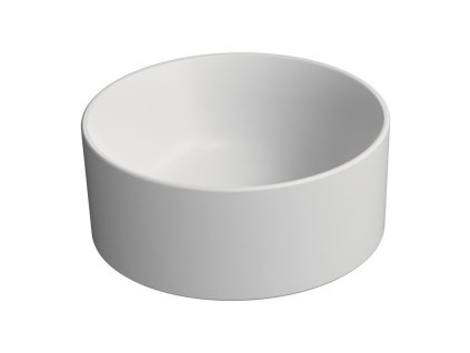GSI KUBE X COLOR KUBE X keramické umývadlo na dosku, priemer 32cm, biela mat 943509