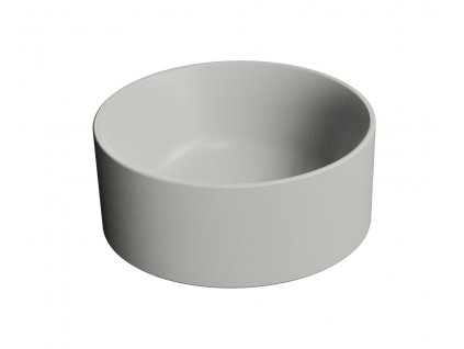 GSI KUBE X keramické umývadlo na dosku, priemer 32cm, cenere mat 943517