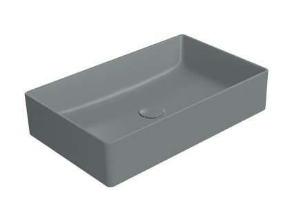 GSI KUBE X keramické umývadlo na dosku 60x37cm, agave mat 945304