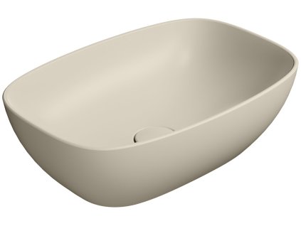 GSI NUBES COLOR NUBES keramické umývadlo na dosku 50x35cm, creta mat 978408