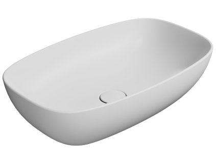 GSI NUBES COLOR NUBES keramické umývadlo na dosku 60x38cm, biela mat 978309