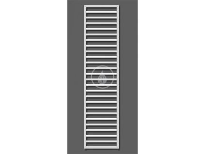 Zehnder Subway Kúpeľňový radiátor 1837x450 mm, rovný, stredové pripojenie 50 mm, biely lak SUB-180-045