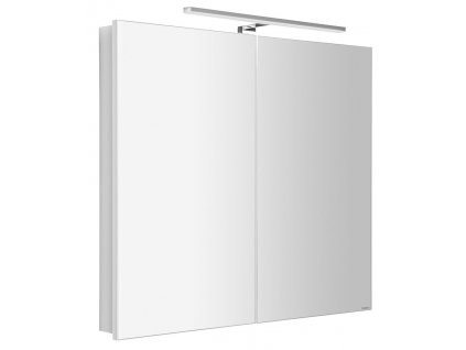 Sapho GRETA galérka s LED osvetlením, 81x70x14cm, biela mat GR080-0031