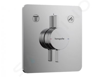 Hansgrohe DuoTurn Q Batéria pod omietku, na 2 spotrebiče, chróm 75414000-akcia