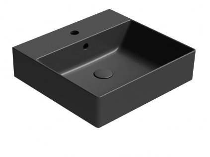 GSI KUBE X COLOR KUBE X keramické umývadlo 50x47cm, čierna mat 9430126