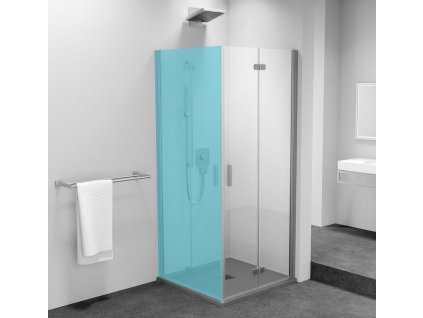 Polysan ZOOM sprchové dvere skladacie 800 mm, pravé, číre sklo ZL4815R