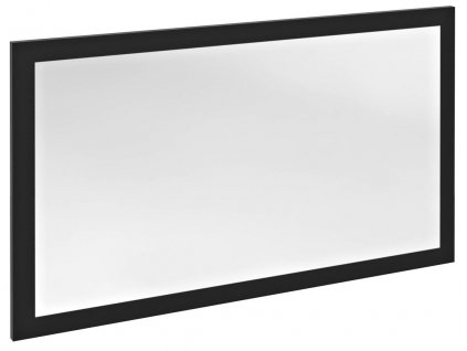 Sapho NIROX zrkadlo v ráme 1200x700xmm, antracitový matný NX127-3434