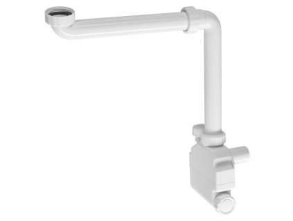 Bruckner SQUID nábytkový sifón šetriacI miesto, 5/4", odpad 32mm, biela 151.033.0