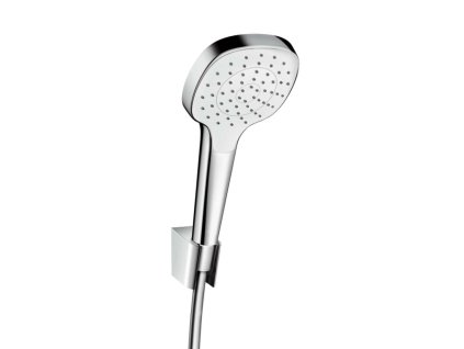 Hansgrohe Croma Select E Ručná sprcha 1jet Porter Set, súprava 1,60 m, biela/chróm 26412400-HG
