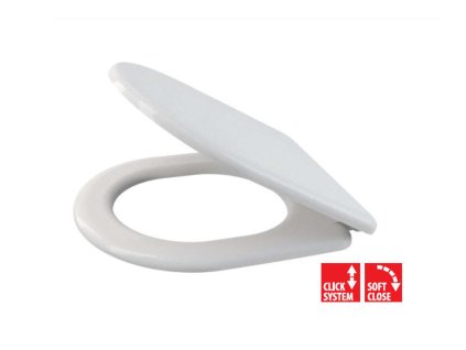 Alcadrain WC dosky WC doska, duroplast, softclose, biela A66