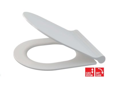 Alcadrain WC dosky WC doska Slim, SoftClose, duroplast, biela A67SLIM