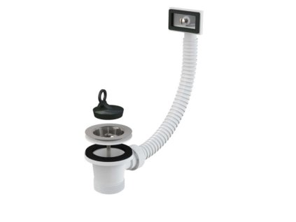 Alcadrain Príslušenstvo Výpusť drezová 6/4", flexi prepad, mriežka z nehrdzavejúcej ocele A331