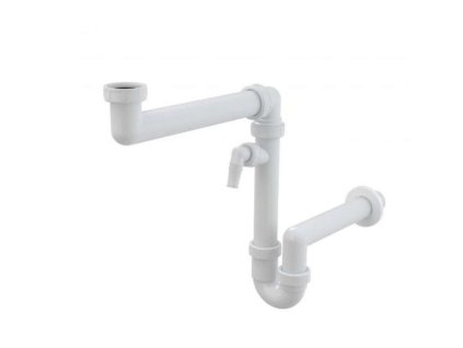 Alcadrain Sifóny Sifón drezový s prípojkou, prevlečnou maticou, G6/4" A872P