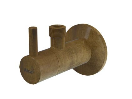 Alcadrain Ventily Ventil rohový s filtrom 1/2", bronz-antic ARV001-ANTIC