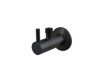 Alcadrain Ventily Ventil rohový s filtrom 1/2 "x 3/8", čierna/mat ARV001-BLACK