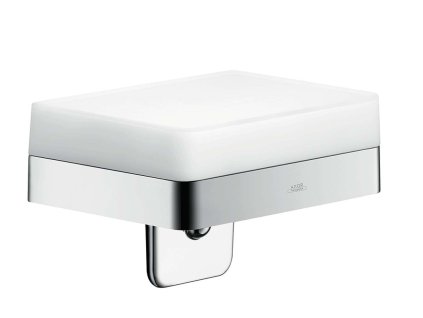 Axor Universal Dávkovač tekutého mydla s držiakom a poličkou, chróm 42819000-AX