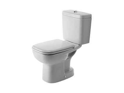 Duravit D-Code WC kombi misa, spodný odpad, s HygieneGlaze, alpská biela 21110120002