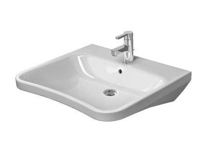 Duravit DuraStyle Umývadlo 65x57 cm, s 1 otvorom na batériu, s WonderGliss, alpská biela 23296500001