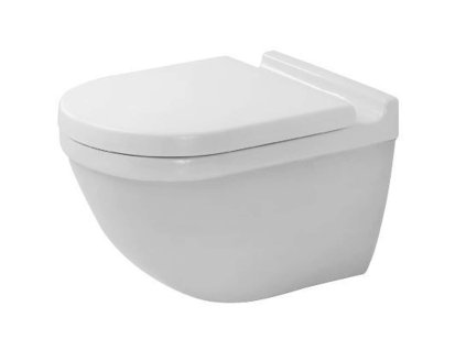 Duravit Starck 3 Závesné WC, WC doska SoftClose, Rimless, alpská biela 45270900A1