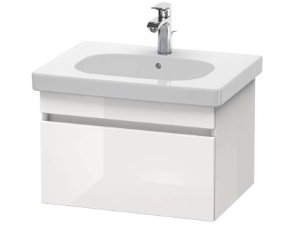Duravit DuraStyle Umývadlová skrinka 40x60x45 cm, 1 zásuvka, lesklá biela DS638302222